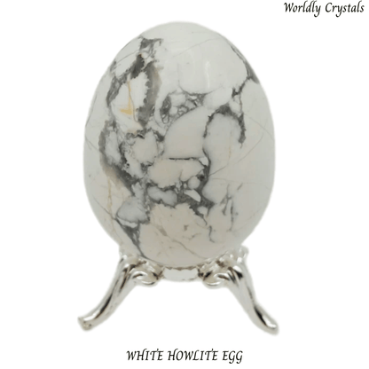 Egg Howlite White