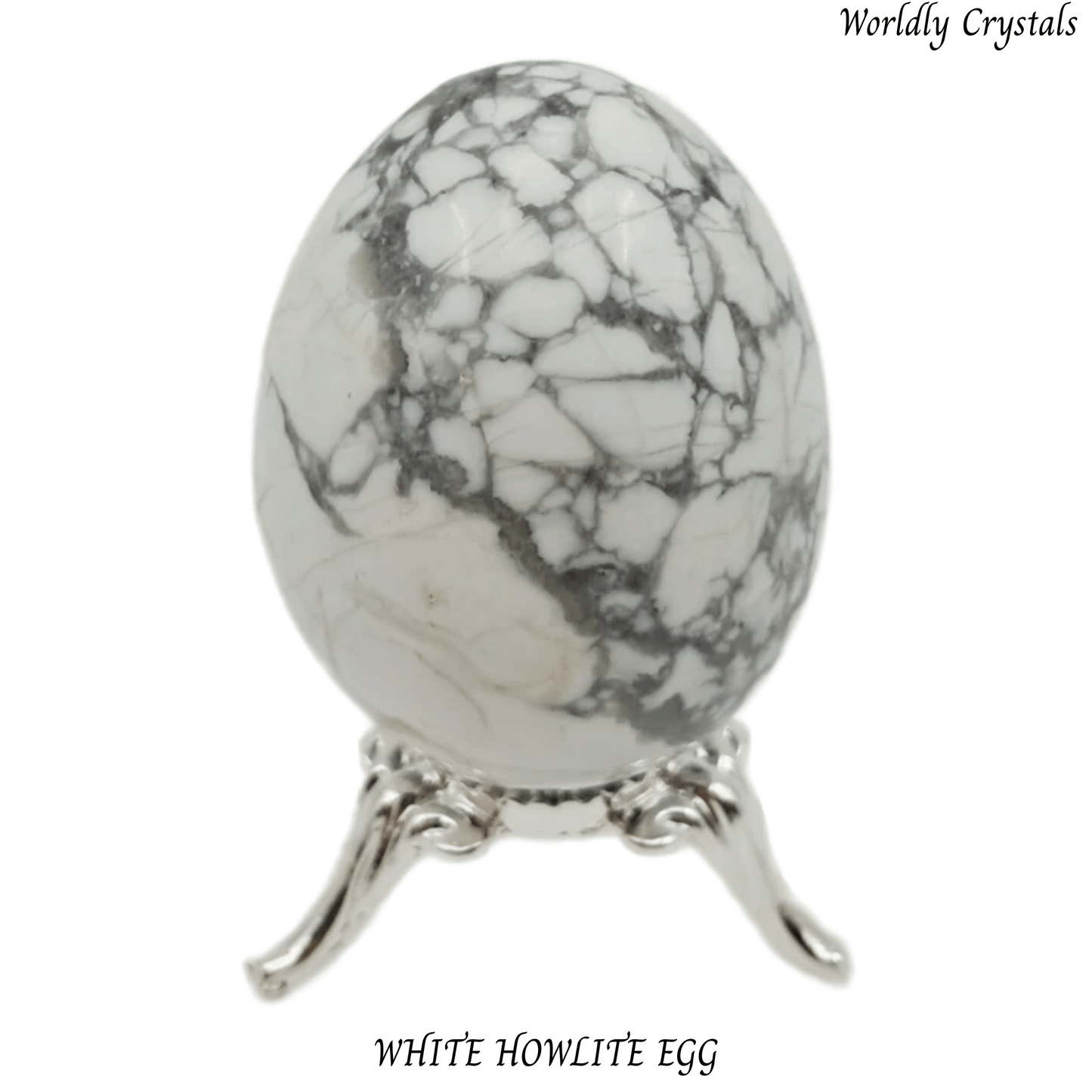 Egg Howlite White
