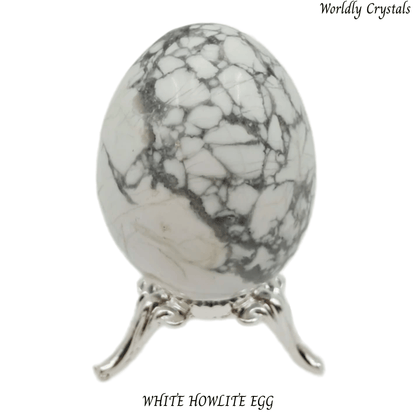 Egg Howlite White