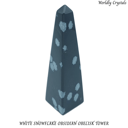 Obelisk Obsidian Snowflake White