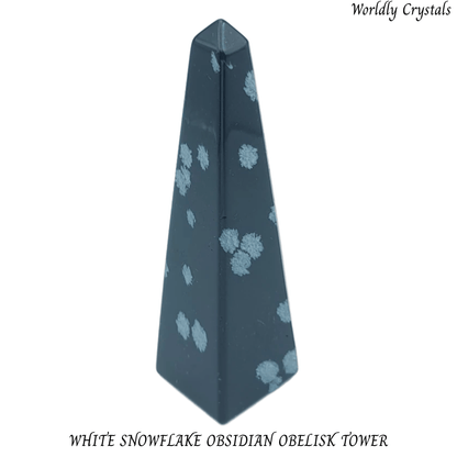Obelisk Obsidian Snowflake White