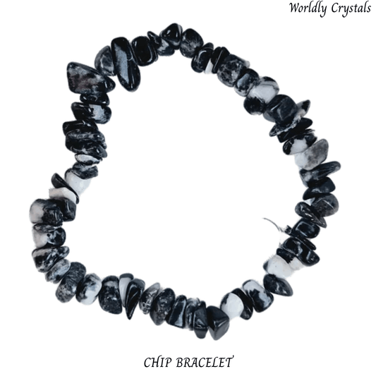 Chip Bracelet Jasper Zebra