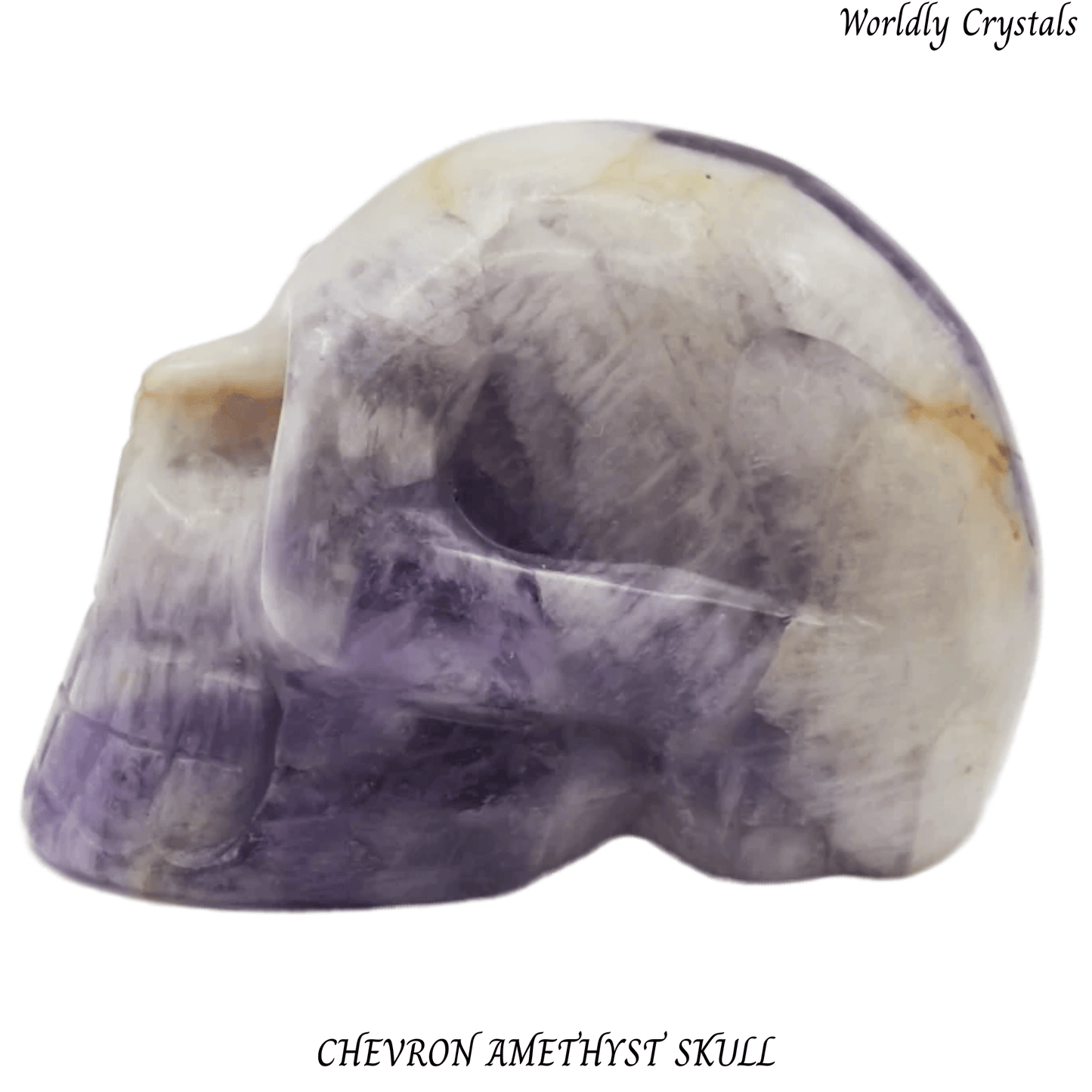 Skull Amethyst Chevron