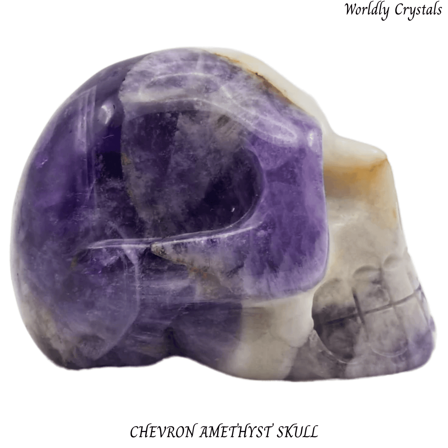 Skull Amethyst Chevron