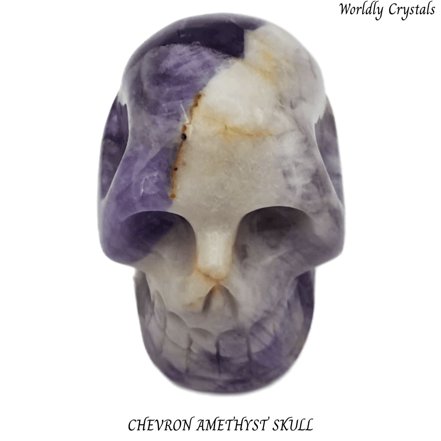 Skull Amethyst Chevron