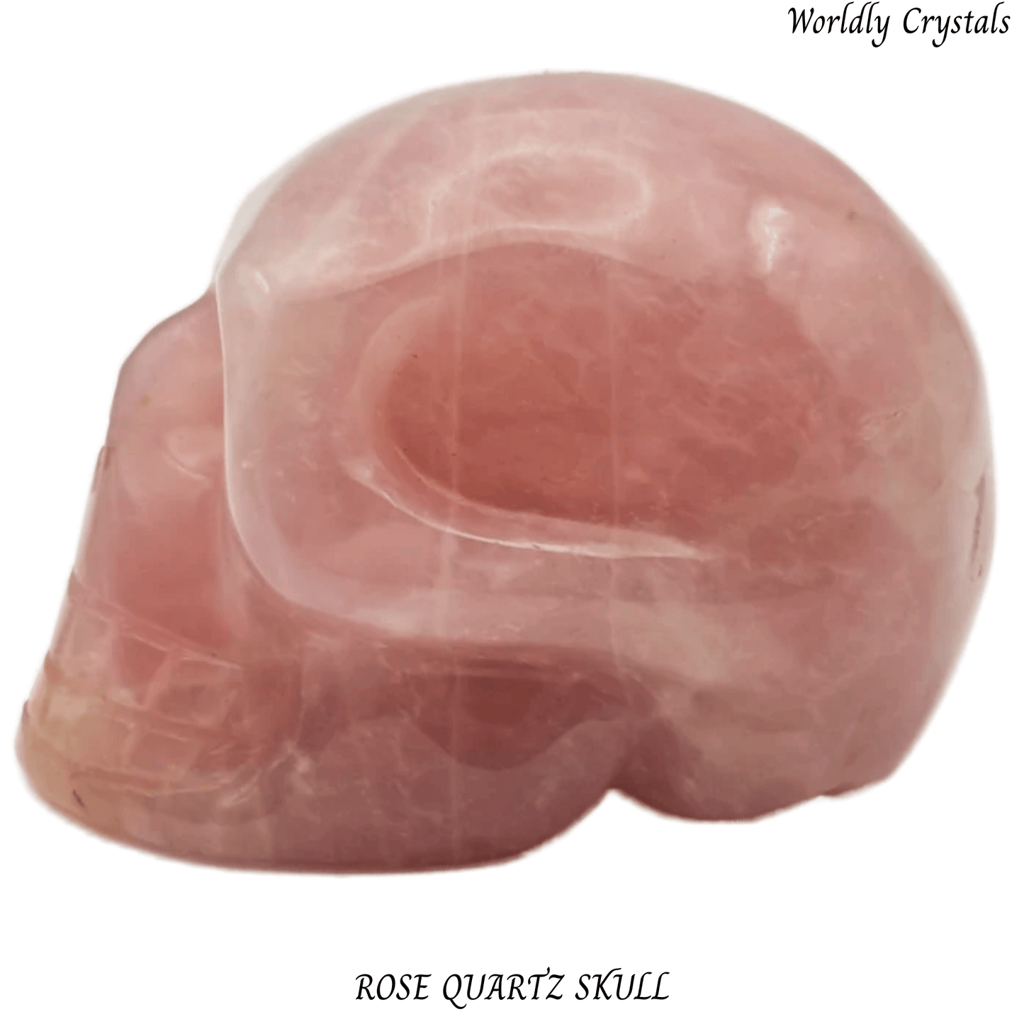 Skull Quartz Rose